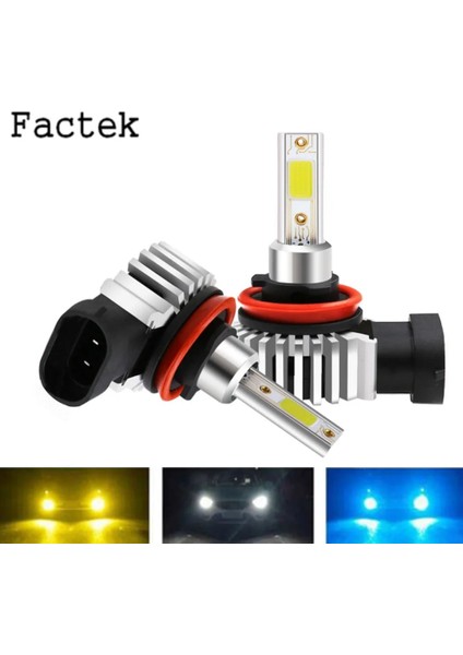 H1 Stili 3000K W H4 H7 H8 H11 Hb3 Hb4 LED Far 6000K Lm H1 H Araba Ampulleri 12V Otomobil Sis Lambası Oto Işıkları (Yurt Dışından)