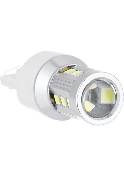 BEYAZ-7440 Dayanıklı T20 LED W21W WY21W LED Ampul T P27W P Araba Dönüş Sinyali Işığı Ters LAMP12V Oto Beyaz (Yurt Dışından)