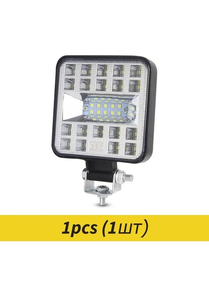 87W 1 Adet Tarzı Araba LED Çalışma Işığı Combo Bea Smd 87 Watt Süper Parlak Taşkın Noktası 6500K Dc Volt Spot Kamyon 4x4 4WD (Yurt Dışından)
