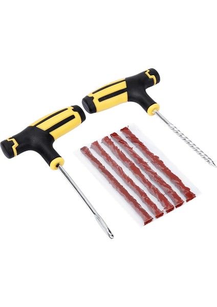 Sarı Tamir Takımı Tarzı 8 Parçalı Set Etkili Araba Lastiği Tamir Araçları Oto Bisikleti Tubeless Araba Lastiği Lastik Delinme Tapası Garaj El Aletleri Araba Aksesuarları (Yurt Dışından) fiyatları