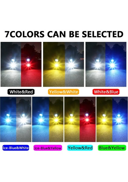 H8 Stili Sarı ve Mavi 2ADET H8 H11 LED Ampul Hb4 LED Sis Lambasık 12V 24V Beyaz Sarı Yeşil Limon Buz Mavisi Araba Sürüş Işıkları H16 Oto Lambası (Yurt Dışından) modelleri