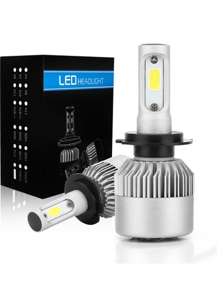 H8 Stili S2-6000K Coolfox Araba Işıkları Ampüller H1 H LED H Hb2 H8 H Hb Hb4 H H27 H3 LED Far Oto Lambası 12V (Yurt Dışından)
