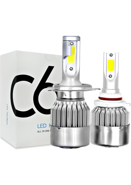 H8 Stili S2-6000K Coolfox Araba Işıkları Ampüller H1 H LED H Hb2 H8 H Hb Hb4 H H27 H3 LED Far Oto Lambası 12V (Yurt Dışından)