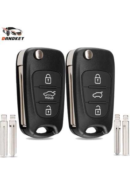 Solarıs Tarzı Hyundai Için Dandkey Hyundai I20 I30 IX35 I35 Solaris Rıo Elantra Kia K5 Verna Picanto Sportage Flip Araba Uzaktan Anahtar Kutu Fob Kabuk (Yurt Dışından) fiyatları