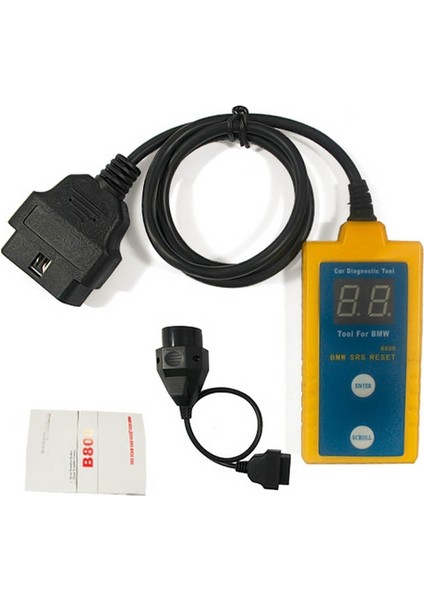 Yalnızca B800 Takım Stili B800 Srs Tarayıcı ve Bm Fit Için Sıfırlama Aracı E36 E46 E34 E38 E39 Z3 Z4 X5 B800 Hava Yastığı Srs Sıfırlama Tarayıcı Obd Teşhis Aracı B800 (Yurt Dışından) fiyatları