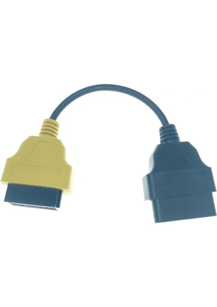 Sarı Stil Fiat Alfa Romeo ve Lancia Için Fiatecuscan ve Multiecuscan Için Son 6 Renkli Otomatik Obd2 Konnektör Teşhis Adaptör Kablosu (Yurt Dışından)