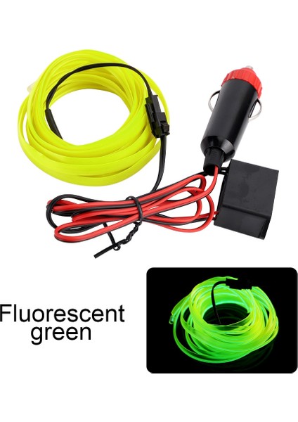 B 3m Araba Iç Aydınlatma LED Şerit Dekorasyon Çelenk Tel Halat Tüp Hattı Sigara Sürücülü Esnek Neon Işık (Yurt Dışından) modelleri