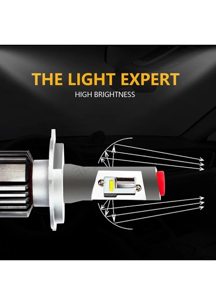 H13 H13 LED Far Ampulü Lm 24V LED Beamtech Dönüşüm Kiti,2 Adet (Yurt Dışından)