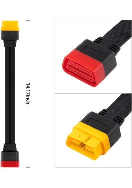 1 Stili Yazın Evrensel Erkek Kadın Obd 2 Obd Iı Otomatik Teşhis Uzatma Kablosu Için Uzatma Konektörü (Yurt Dışından) indirimleri