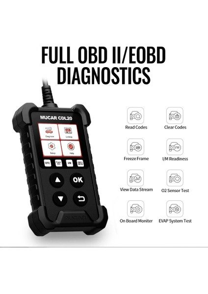Mucar CDL20 Stili Mucar CDL20 Obd2 Araba Tarayıcı Otomatik Teşhis Aracı Kod Okuyucu Obd2 Otomotiv Teşhis Aracı Pk EML327 (Yurt Dışından) fiyatları