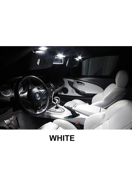 E92 Coupe - 11 Adet Tarzı Beyaz Bmw Serisi Için Araba LED Iç Işık Kiti E87 E81 F20 E46 E90 E91 E92 E93 E39 E60 E61 F10 E38 E65 E66 Canbus Hata Yok (Yurt Dışından)