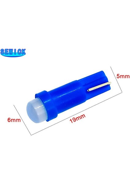 Yeşil T5 LED Işıklar W1.2W W3W LED Araba Iç Işık Oto Yan Kama Pano Göstergesi Gösterge Lambası Ampul LED (Yurt Dışından)
