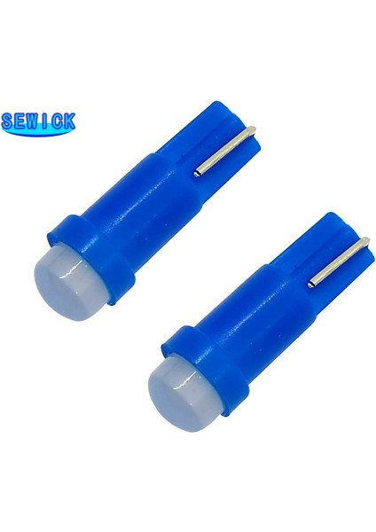 Yeşil T5 LED Işıklar W1.2W W3W LED Araba Iç Işık Oto Yan Kama Pano Göstergesi Gösterge Lambası Ampul LED (Yurt Dışından)