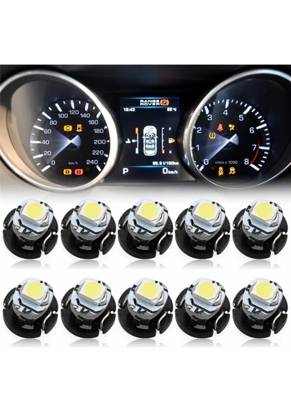 Sarı T3 LED 12V 0.2W Araba Oto Iç Gösterge Ampulleri Pano Lambaları Neo Kama Iklim Göstergeleri Araba Gösterge Işıkları (Yurt Dışından)