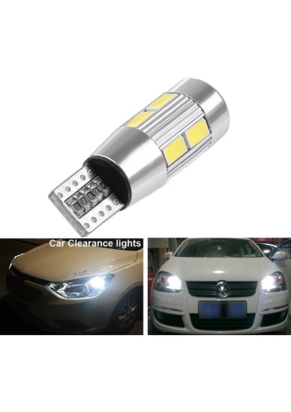 Buz Mavisi 2x W5W T10 LED Canbus No Ev 6000K Smd Araba 5W5 LED Ampul Boşluk Kama Yan Dönüş Sinyali Işık Süper Parlak Beyaz (Yurt Dışından) fırsatları