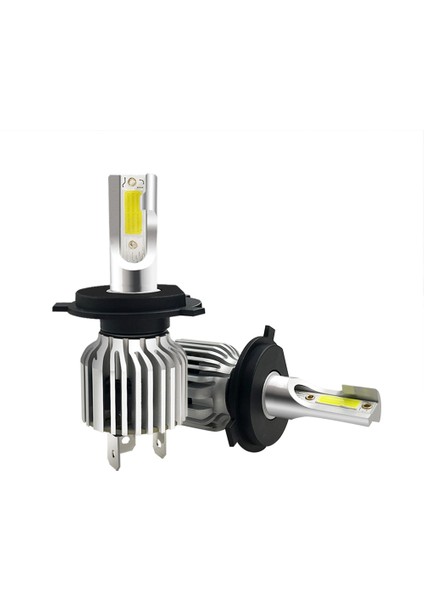 H11 Stili 6000K Oto LED Buz Ampul Için LED Mini Araba Far Araba LED Işık H4 H8 H Hb3 Bh4 H1 Otomobil Diyot Lambaları H4 LED Ampul H7 (Yurt Dışından)