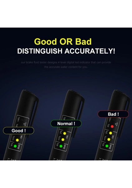 Siyah Stil 5led Göstergesi ile Fren Yağı Test Cihazı Sıvı Testi Yağ Si Test Kalemi Oto Araba Teşhis Araçları Fren Hidroliği Test Cihazı (Yurt Dışından) modelleri