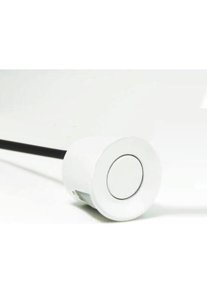 Beyaz mm Araba LED Park Sensörü Parktronik Sensörler Buzzer Ters Yedekleme Radar Algılama Radar Izleme Prob Sistemi 4 Renk (Yurt Dışından)