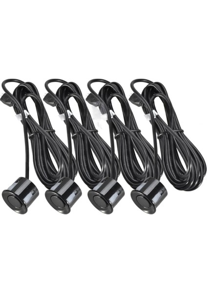 Beyaz mm Araba LED Park Sensörü Parktronik Sensörler Buzzer Ters Yedekleme Radar Algılama Radar Izleme Prob Sistemi 4 Renk (Yurt Dışından)