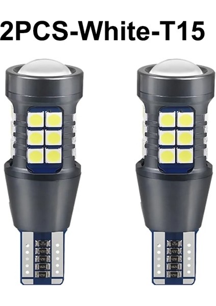 2 Adet-Beyaz Nlpearl 2x Sinyal Lambası W16W LED T Ampul Süper Parlak Smd T15 LED Canbus Otomatik Yedekleme Rezerv Işıkları Kuyruk Lambası 12V (Yurt Dışından)