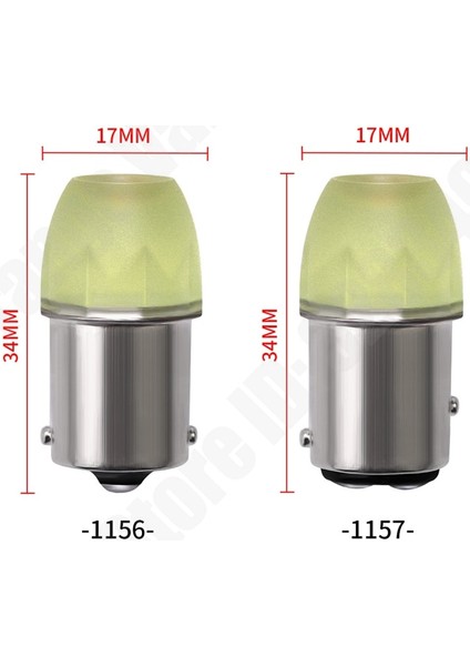 12V Sarı Stil 1156 3 Saniye Ww LED Ampul BA15S BAY15D LED Araba Sinyal Lambası R5W R10W Drl Gündüz Çalışan Işık Oto Dc 12V 24V (Yurt Dışından) modelleri