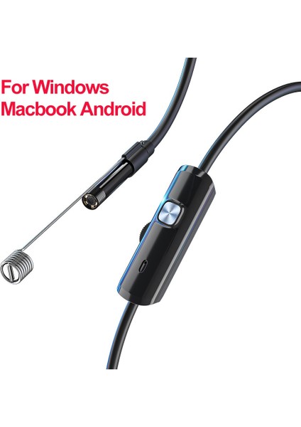 3'ü 1 Arada Stil 2 Milyon 6led'li Android Endoskop Kamera Için Araba USB Otomatik Endoskop Pc Notebook Için Esnek IP67 Su Geçirmez Mikro Kamera (Yurt Dışından)