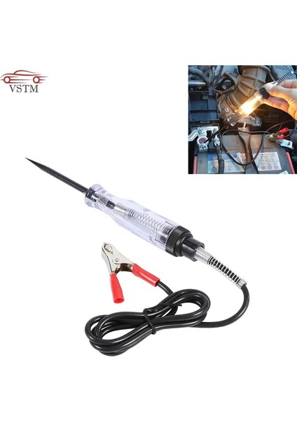 Mavi Stil Yüksek Li Oto 6V 12V 24V Dc Araba Kamyon Voltaj Devre Test Cihazı Araba Testi Voltmet Uzun Prob Kalem Ampul Otomobil Bakımı (Yurt Dışından) fiyatları