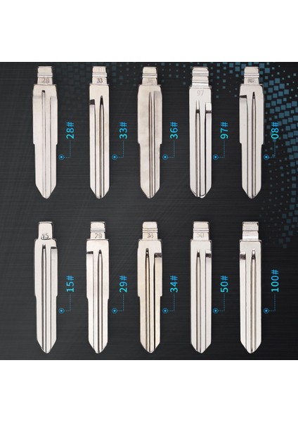 No.97 Stili Keyyou Hyundai Tucson Accent Getz Matri Sonata Santa Fe Kia HYN14RFH Kd Flip Key Blade 08#15#28#29#36#50#97#33#34# (Yurt Dışından) fiyatları