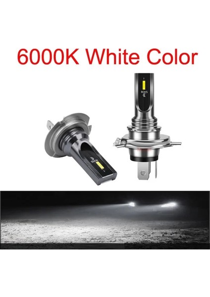 H10 Stili 1860 6000K 2 Adet Yeni 80W Lm Mini H4 H7 H1 LED Araba Far H8 H9 H Araba Styling Oto Far Sis Ampulleri 12V 24V (Yurt Dışından)