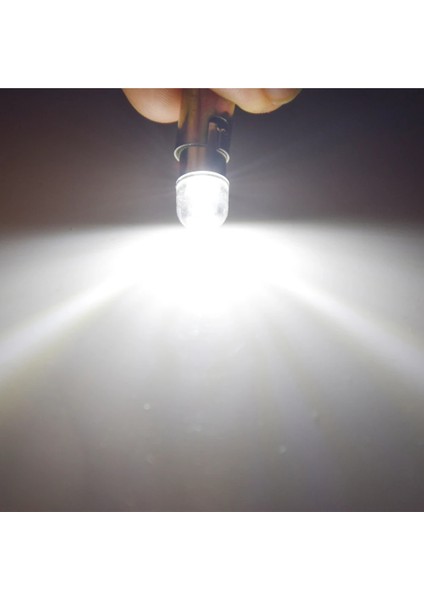 BA9S 12V Dc Stili Beyaz 4 Adet BA9S T4W BAX9S H6W BAY9S H21W LED Ampul 6V 12V Araba Iç Kubbe Gövde Işık Oto Motosiklet Yan Parker Lambası Warmwhite (Yurt Dışından)