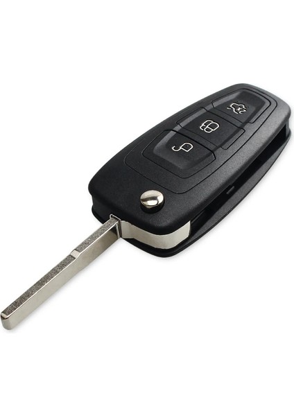 HU101 Bıçak Keyyou Flip Katlanır Uzaktan Anahtar Kabuk Araba Anahtarı Kapağı Ford Focus Mondeo Fiesta Fob Için 3 Düğme HU101 Bıçaklı Oto Kılıf (Yurt Dışından)