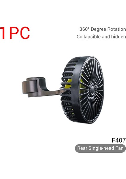 F407 Stili Pano Hava Sirkülasyon Fanları Için USB Araba Fanı Abs Üç Hız Yaz Soğutma Fanı Yüksek Hava Akışı Faummer Accessori (Yurt Dışından)