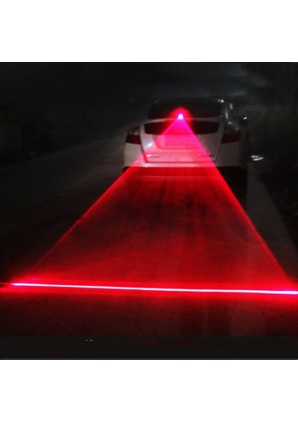Araba Oto LED Lazer Sis Lambası Araç Çarpışma Önleyici Arka Lambası Fren Uyarı Lambası Sonu Arka Park Sis Flaşörleri (Yurt Dışından)