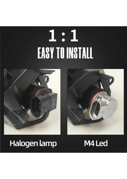 H8 H9 H11 Stili 6500K 2 Adet Mini H4 H11 LED Lamba Araba Hb3 Hb4 H Sis Ampulleri M4 LED Far 12V 3000K LED Motosiklet Far (Yurt Dışından) indirimleri
