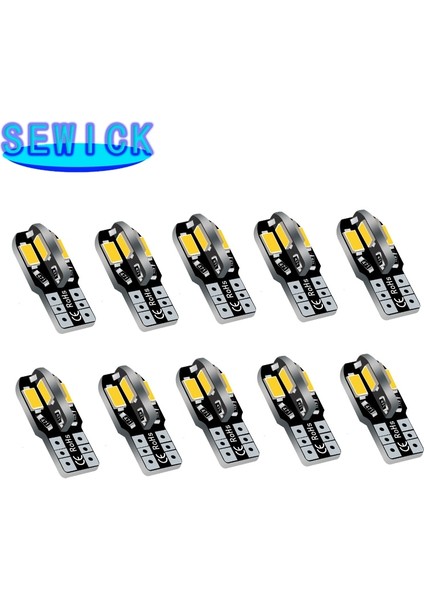 Yeşil W5W T10 LED Ampuller Canbus Smd 12V 6000K LED Araba Iç Harita Kubbe Işıkları Park Işığı Oto Sinyal Lambası (Yurt Dışından)