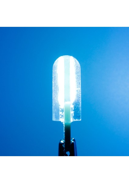 Mavi 2ADET T10 W5W Silika Jel Cob LED Araba Gümrükleme Işıkları Oto Kama Ters Ampul Dönüş Sinyali Işığı Kırmızı Mavi Sarı Beyaz 12V (Yurt Dışından)