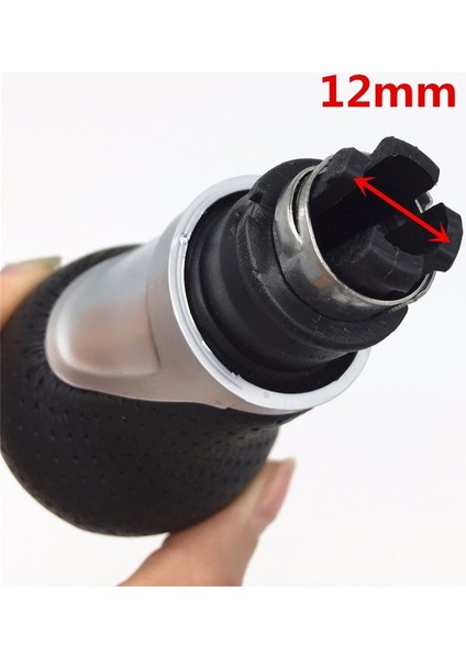 Gümüş R12345 12MM Vites Topuzu Kolu Sopa Audi A3 A4 B6 B7 B8 Ak A5 8t Q5 8r S Hattı Ibiza 6j Seat Leon Golf Mk4 Passat (Yurt Dışından) indirimleri