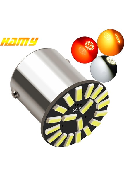 Sarı Stil BA15S 1156 W BA15S BAY15D 1157LED Ampul Araba Dönüş Sinyali Işık 12V Md 7000K Araba Ters Geri Fren Park Gündüz Lambaları (Yurt Dışından) fiyatları