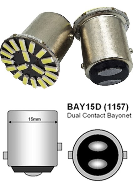 Sarı Stil BA15S 1156 W BA15S BAY15D 1157LED Ampul Araba Dönüş Sinyali Işık 12V Md 7000K Araba Ters Geri Fren Park Gündüz Lambaları (Yurt Dışından) fırsatları