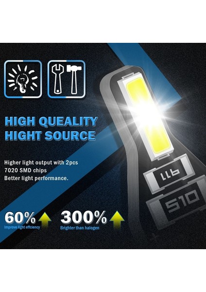2 Parça T W5W LED Ampul Araba Iç Işık Toyota Corolla Avensis Yaris Rav4 Auris Hilux Prius C-Hr (Yurt Dışından) fiyatları