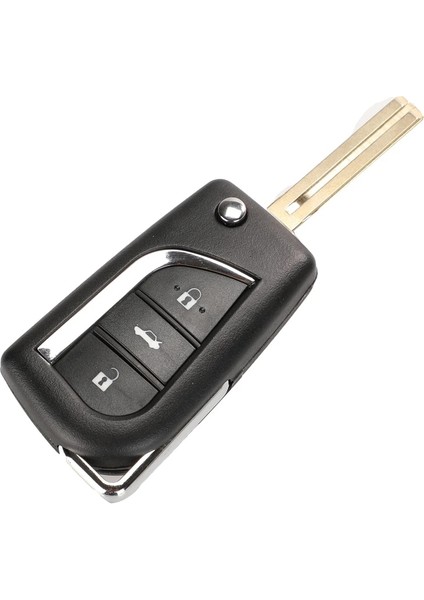 3 Düğme TOY48 Stili Jinyuq Düğme Çevirme Katlanır Uzaktan Anahtar Kabuk Toyota Levin Camry Reiz Highlander Corolla Rav4 Anahtar Kutu Va2 TOY48 TOY43 (Yurt Dışından)