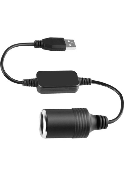 Siyah 1 Adet 5V 2A USB 12V Çakmak Soketi USB Erkek Kadın Çakmak Adaptörü Dönüştürücü Araba Elektroniği Aksesuarları (Yurt Dışından)