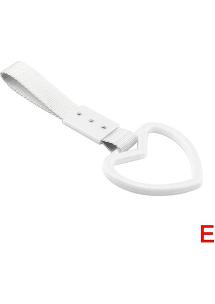 Beyaz Stil 1 Adet Tsurikawa Yüzük Kalp Jdm Tren Otobüs Kolu El Kayışı Styling Drift Charm Askı Drift Oto Aksesuarları Araba Kayışı (Yurt Dışından)