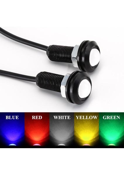 1 Adet Buz Mavisi Beyaz Smd Eagle Eye LED Motor Gündüz Çalışan Yedekleme Dönüş Sinyali Işığı Araba Oto Plaka Lambaları (Yurt Dışından) fiyatları