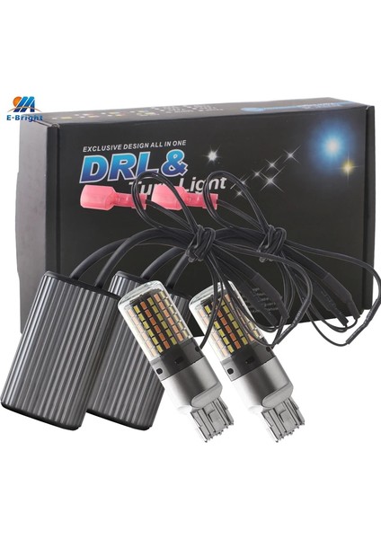 NO.3156 Beden 1 Takım Hayır Hata LED Canbus Işık W BA15S PY21W BAU15S W21W T20 Araba Drl Dönüş Sinyali Çift Mod Witchback (Yurt Dışından)