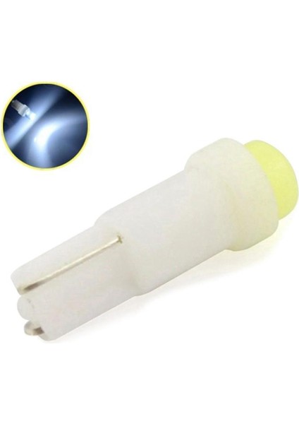 6000-6500K Tarzı Beyaz Kit Araba Işık T5 1smd LED Ampul Cob LED Pano Lambası Panel Ampul Oto LED Işık Gösterge Işığı Gösterge Ampul (Yurt Dışından)