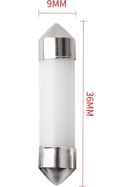 10 Parça Beyaz Stil 36MM Ob Seramik Kabuk Araba LED Ampul Harita Işığı mm C5W LED Festoon Lambası Araç Gövde Kapısı Kubbe Işık Cak 12 V (Yurt Dışından)