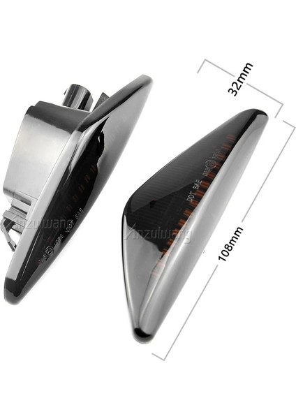 Dumanlı Siyah Dinamik Akan LED Yan Işaretleyici Dönüş Sinyali Işığı Bmw X5 E70 X6 E71 E72 X3 F25 Sıralı Lamba Flaşör (Yurt Dışından) fırsatları