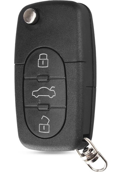 3 Düğme Stili CR1620 Dandkey Fl Düğmeleri Katlanır Uzaktan Anahtar Kabuk Kılıf Audi Tt A2 A3 A4 A6 A8 B5 Rs4 Quattr HU66 Blade CRCR1616 Tutucu (Yurt Dışından)