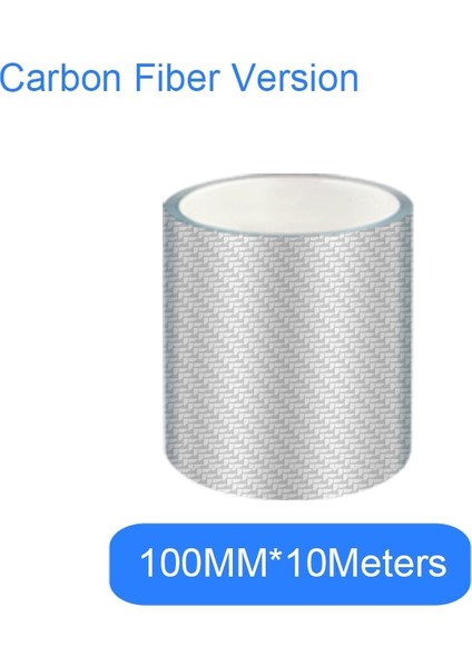 Karbon FIBER10CMX10M Stili Araba Çıkartmaları Kapı Kenar Koruyucu Evrensel Araba Kapı Eşiği Sticker Anti Scratch Şeffaf Film Koruma Tarzı Oto Aksesuarları (Yurt Dışından)
